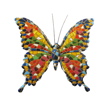 Papillon mosaïque