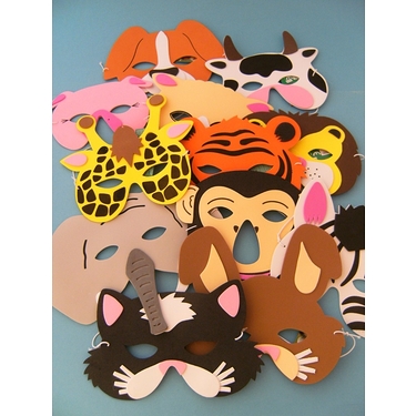 12 Masques animaux Animaux sauvages