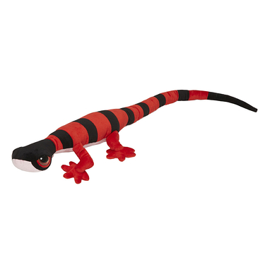 Peluche Gecko Rouge et Noire 110cm