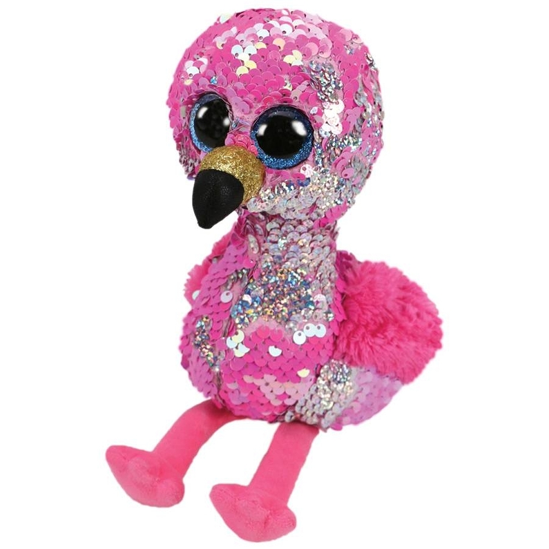 Peluche Flippables Small Pinky le flamant rose