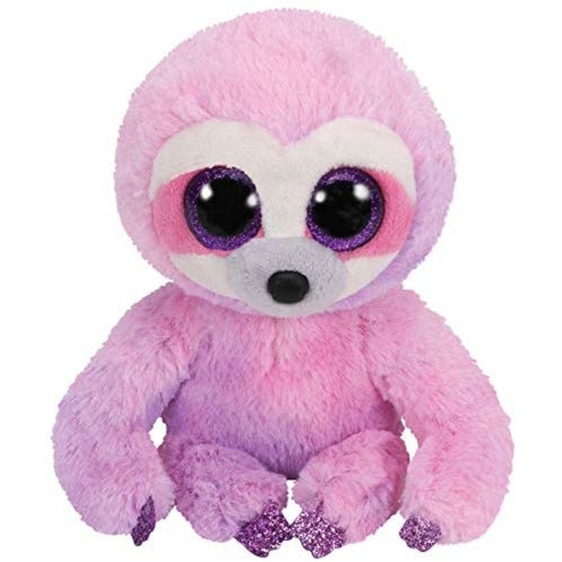 peluche paresseux rose