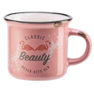 Mini tasses en porcelaine - Flamingo