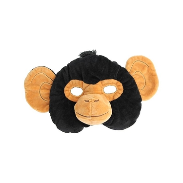 Masque en peluche chimpanzé