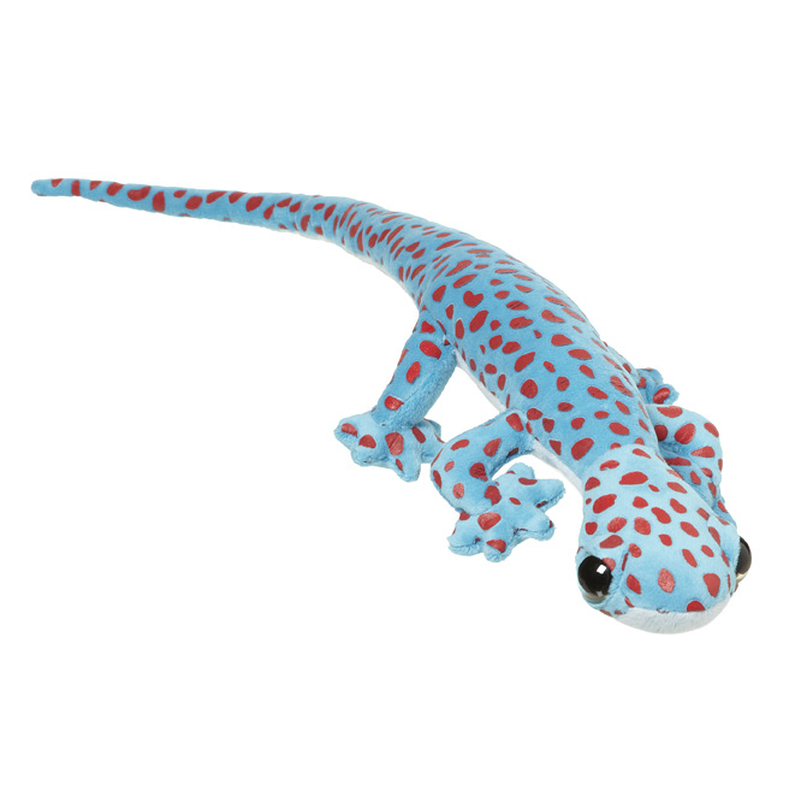 Peluche Gecko Moyenne Bleu Ciel - Boutique du Parc Zoologique de Paris